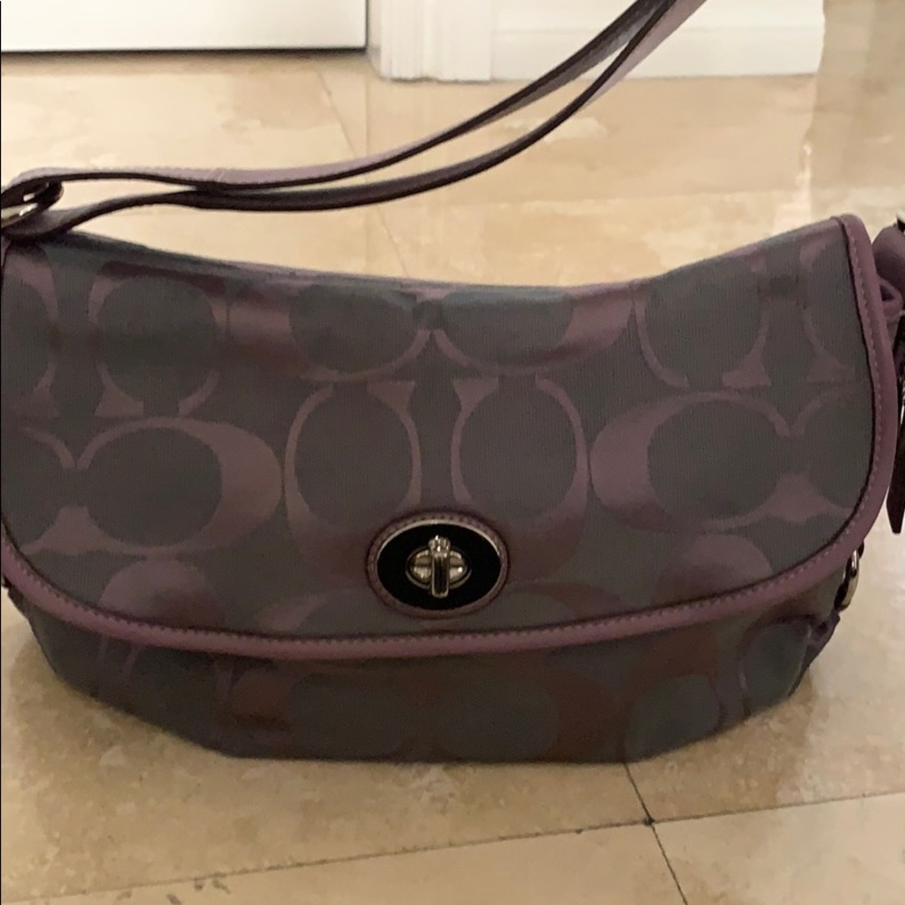 Coach Purse purple